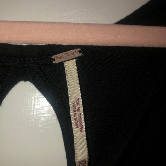 Free People TOOSALOOSA ATTINA TANK black NEW - Picture 12 of 16